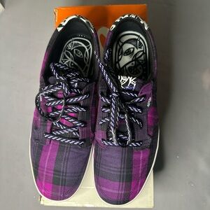 Nike Braata 6.0 Purple Plaid Sneakers